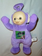 2003 TELETUBBIES TALKING PURPLE TINKY WINKY STUFFED PLUSH DOLL BUNNY TV TUMMY 