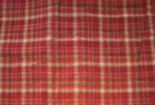 red green plaid checkered fun fabric length 21 x 12 inch 1pc