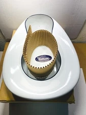 Vintage 1950's VOLLRATH No. 4901 Enamel Ware BEDPAN NOS