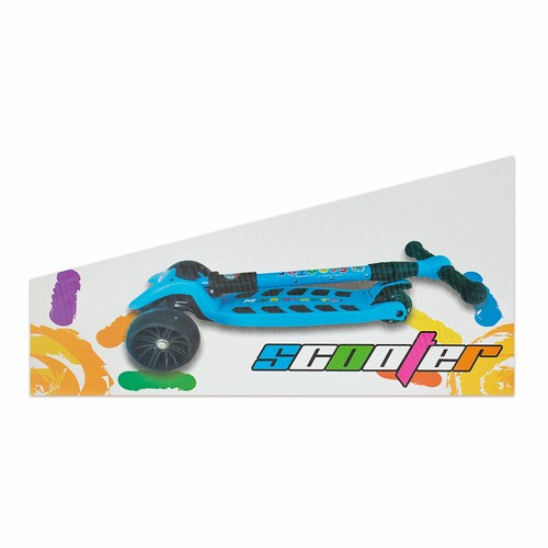 Kids Scooter for Boys & Girls Kick Light Up 3 Wheel Adjustable Folding Bar - Picture 9 of 32