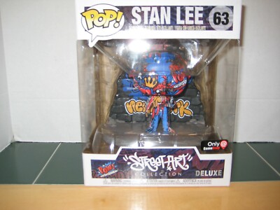 Pop! Marvel Street Art – Stan Lee Deluxe – Figurine Vinyle 9,5 Cm – Boîte Fenêtrée – Collection Limitée