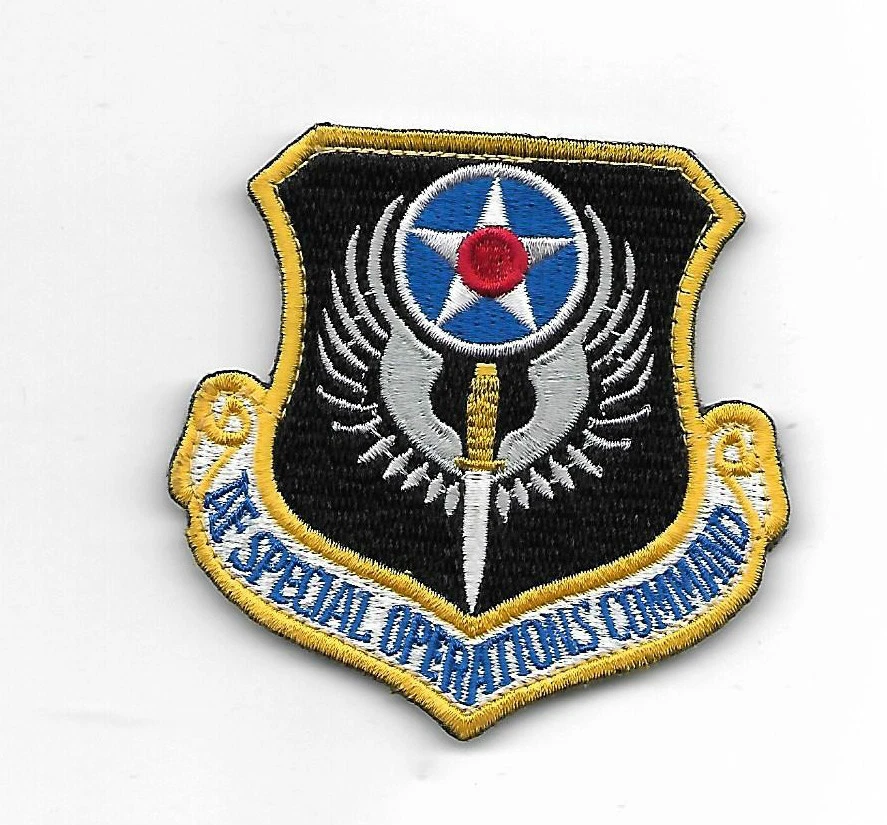 USAF AIR FORCE SPECIAL OPS COMMAND AFSOC HOOK LOOP PATCH