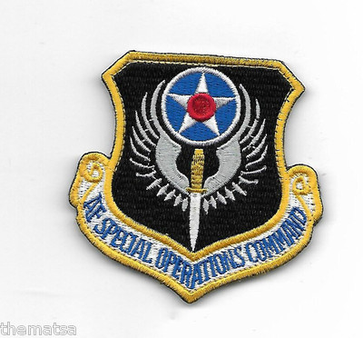 USAF AIR FORCE  SPECIAL OPS COMMAND AFSOC HOOK LOOP PATCH
