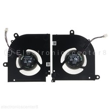 CPU GPU Cooling Fan For MSI Stealth 15M A11UEKV-009US MS-1563 BS5405HS-U4W U4X
