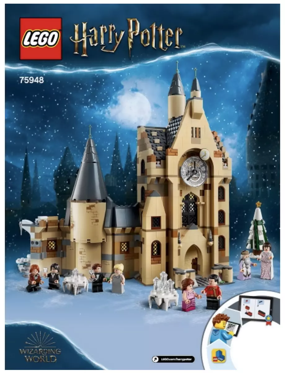 Lego New Instruction Manual ONLY for Set 75948 Hogwarts Clock