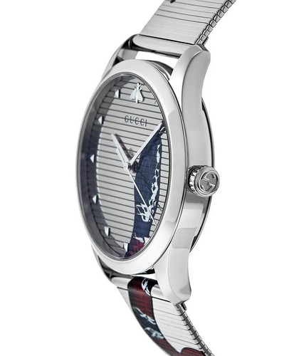 Gucci G-Timeless Contemporary Snake Print Women's Watch - YA1264123 ($1350 MSRP) - Picture 9 of 11