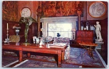 Postcard - Assembly Hall, Hearst Castle, San Simeon, California, USA