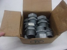 LOT OF 10 Bridgeport 763-8 Service Entrance Watertight Cable Connector, 1 in
