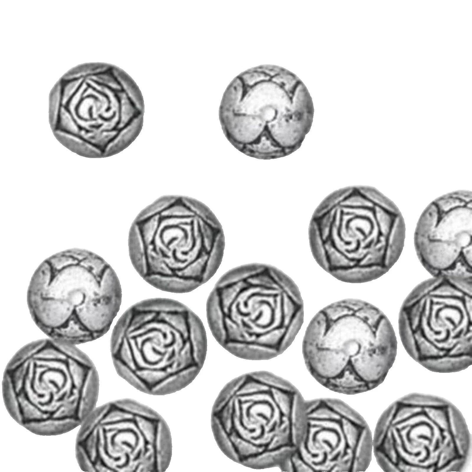 Acrílico Envelhecido 9-Tamanho 9.9 mm miçangas para fazer bijuterias