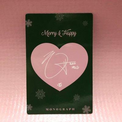 TWICE Merry & Happy Monograph Official PHOTOCARD ONLY