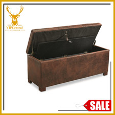 Gun Storage Container Concealment Bench Cabinet Ottoman Furniture