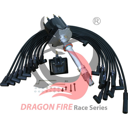 TBI Distributor Plug Wires and Coil For 8798 Chevy Pontiac GM 5.0L 5