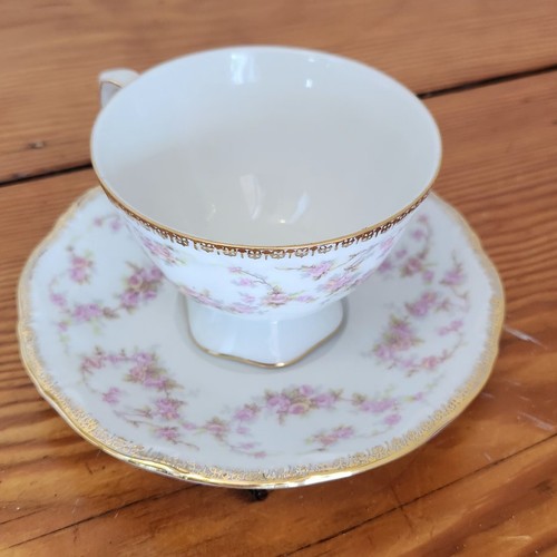 Schumann Original Bridal Rose Teacup & Saucer Germany - Picture 10 of 10