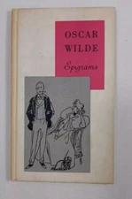 Oscar Wilde EPIGRAMS Peter Pauper Press Illustrated by Fritz Kredel Hardcover
