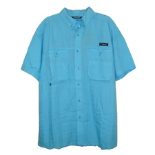 NWT BlackTip Mens Vented UPF 30 Moisture Wicking Outdoor Fishing Shirt Size XXL