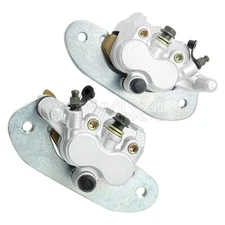 Rear Brake Calipers w/ Pads for Yamaha Viking 700 YXR700 Rhino 700 YXM700 YXC700