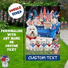 Coton De Tulear Dogs Garden Flag Personalized Double Sided Many Designs Nwt