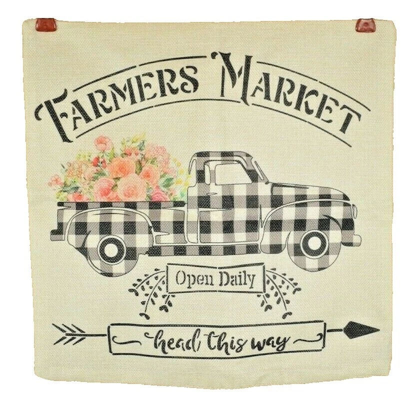 100% Polyester Farm Life Pillow Covers