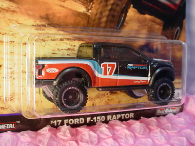 Hot Wheels Car Culture Desert Rally - '17 Ford F-150 Raptor 4/5, Black, Collezione Rally Del Deserto - 3