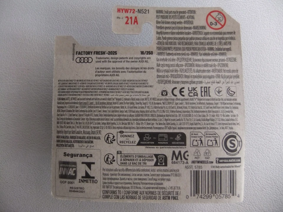 HOT WHEELS '87 AUDI QUATTRO FACTORY FRESH 2025 NUOVO BLISTERATO - Immagine 4 di 4