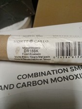 Monte Carlo Traditional Downrod Collection Matte Black Finish 18" DR18BK