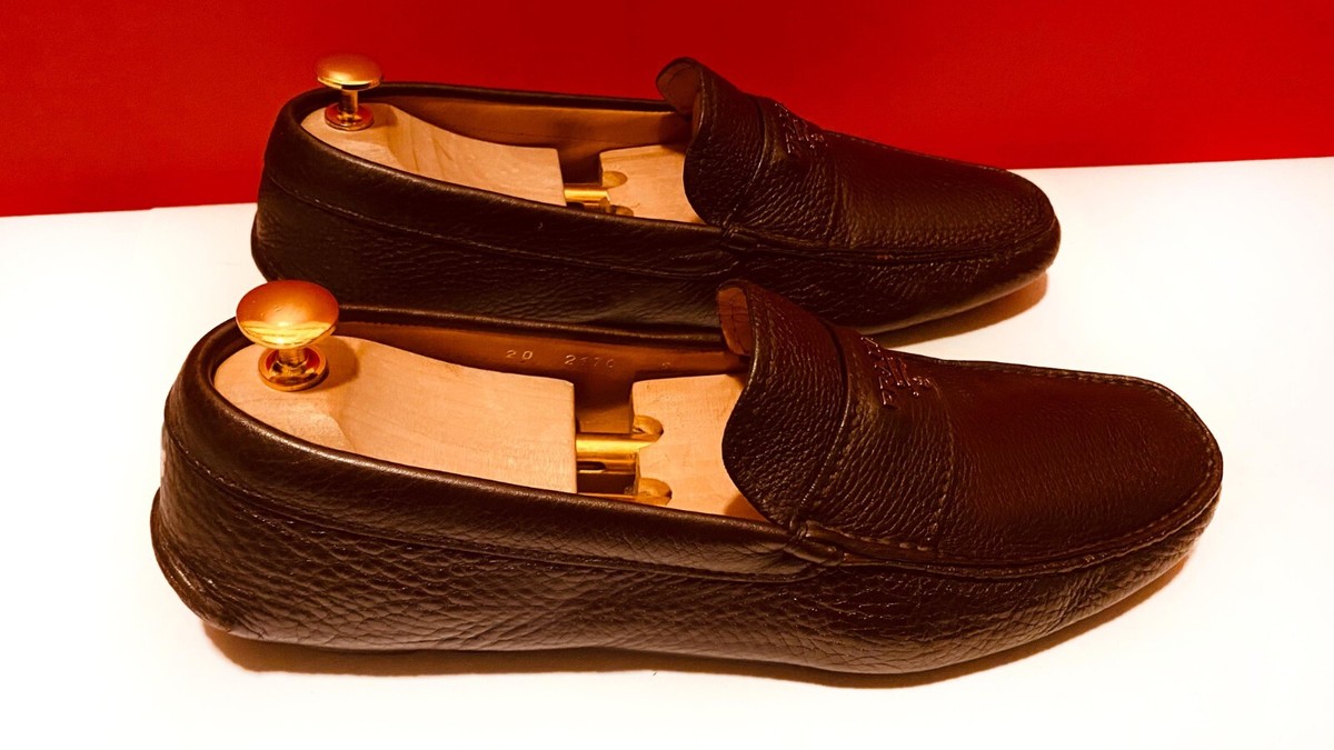 $849.00 !! PRADA MEN\'S LUXURY COMBO COLOR LEATHER LOAFERS SHOES MARKED SIZE 10.5 $849.00 !! PRADA MEN main image 2