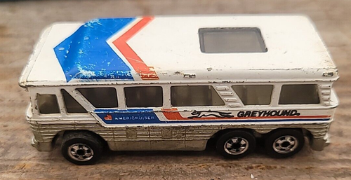 Hot Wheels Greyhound Bus 1979 Hong Kong Blackwall - Foto 3 di 6