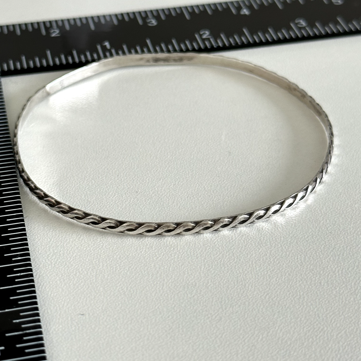 90年代　silver925 bangle Silver Bangle925 Sterling Silver Bangle, 5 Set of Bangles