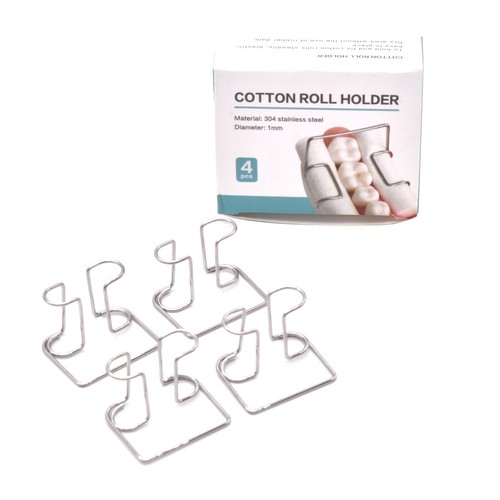Dental Cotton Roll Holder Clips Fixing Cotton Rolls Steadily Place Easy