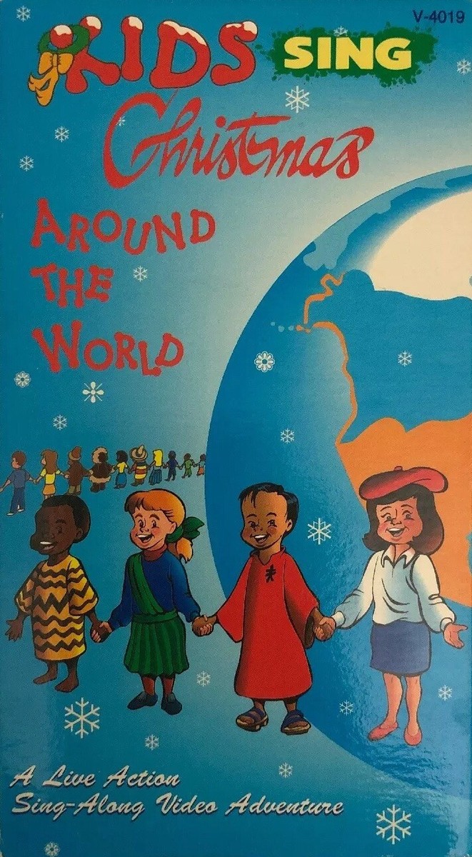 Kids Sing Christmas Around The World VHS TESTED RARE VINTAGE