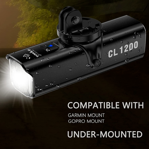 TOWILD Bike Light Rechargeable,QuickRelease,1200 Lumen for Night