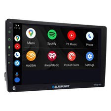 Blaupunkt 10.1" Single Din Mechless Receiver With Wireless Apple Carplay / Andr