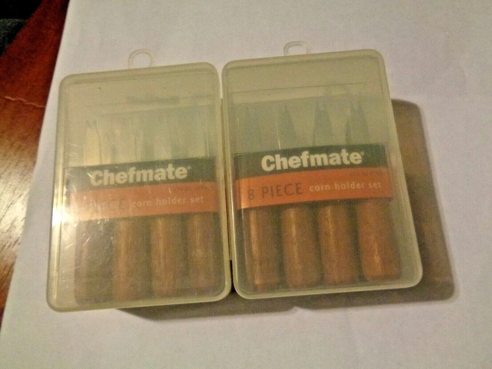 2 PACK CONTAINING TOTAL 16 CHEFMATE CORN HOLDERS 16 PIECE SET - Image 2 of 4