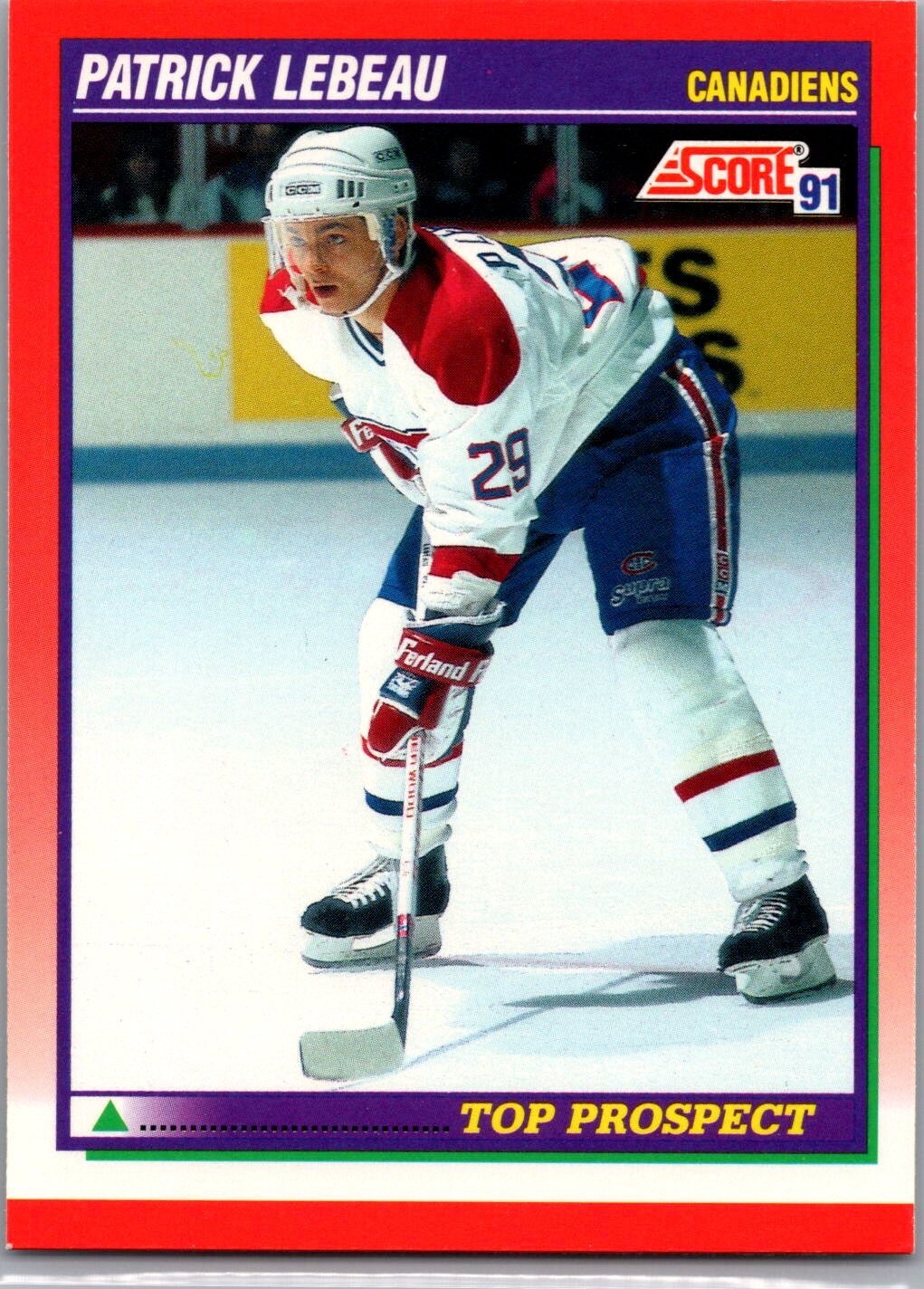 1991-92 Score Canadian - Bilingual #280 Patrick Lebeau