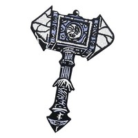 Thors Hammer MjöLnir Viking Patch Zum AufbüGeln | Odin Wikinger BüGelbilder