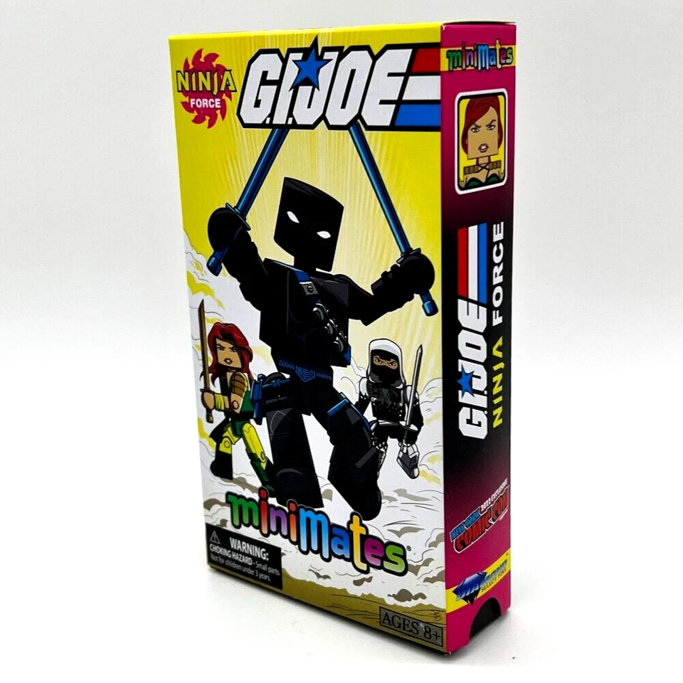 Diamond Select NYCC 2022 MiniMates GI JOE Aniversario Ninja Force Paquete de 4 Caja Set Foto 3 de 4