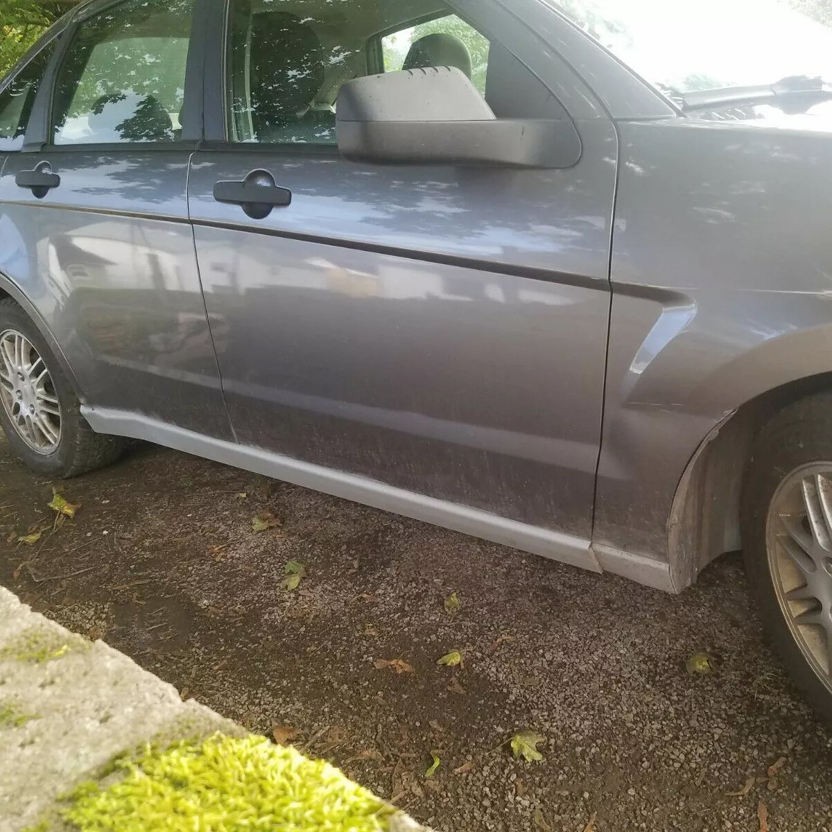 For Ford Focus 4 door 2008-2011 2010 Slip-on Door Rocker Panels Left ...