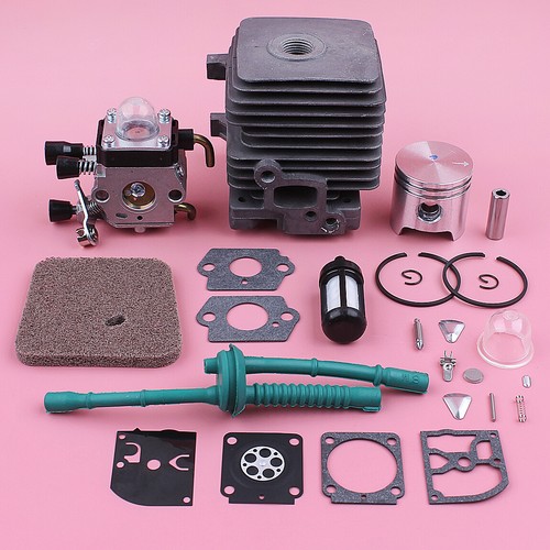 Kit de filtro de aire carburador de pistón cilindro de 34 mm de diámetro para sierra Stihl FS55 FS45 FS38 - Imagen 2 de 7