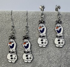 Disney Inspired Olaf with snowballs from frozen Earrings. YOU CHOOSE