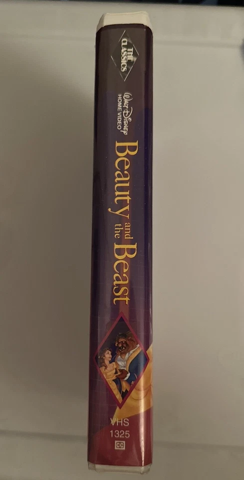 RARE VINTAGE Beauty and Beast VHS Black Diamond Signature Movie Walt Disney - Image 2 of 4