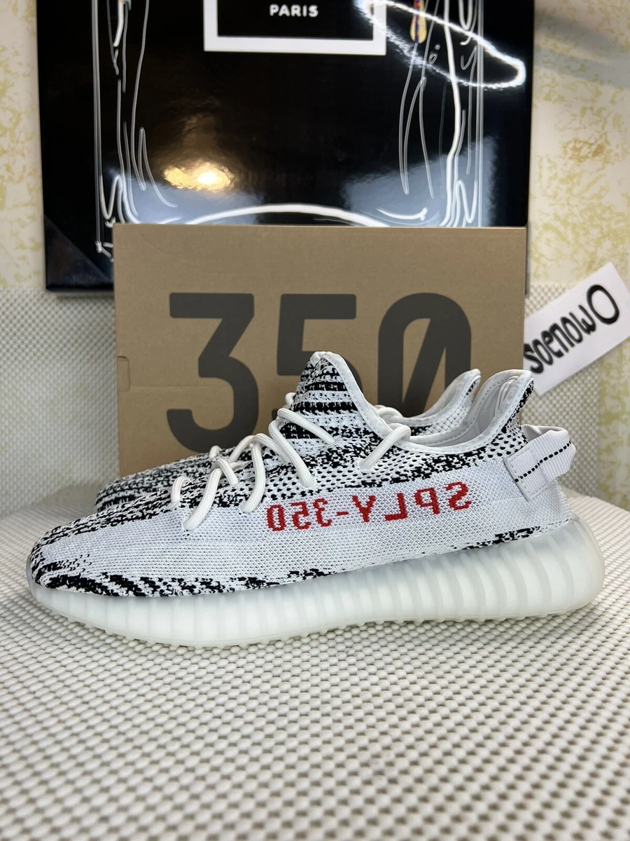 Adidas Yeezy Boost 350 V2 Zebra White Black CP9654 Men’s Size 11