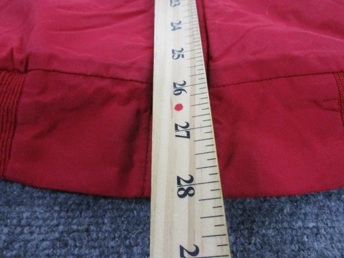 Vintage LL Bean Jacket Adult XL Red Warm Up Hiking Outdoors Fleece Lined Womens - Picture 4 of 12