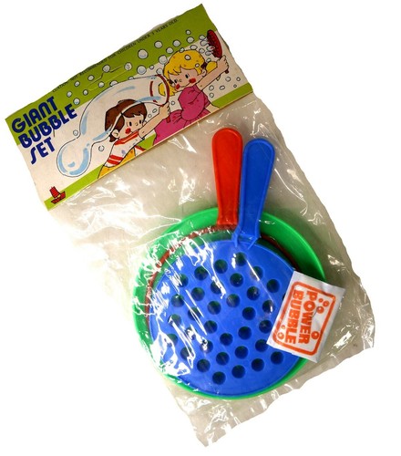 Giant Bubble Set with Bubble Power Mix Vintage Outdoor Toy Sealed