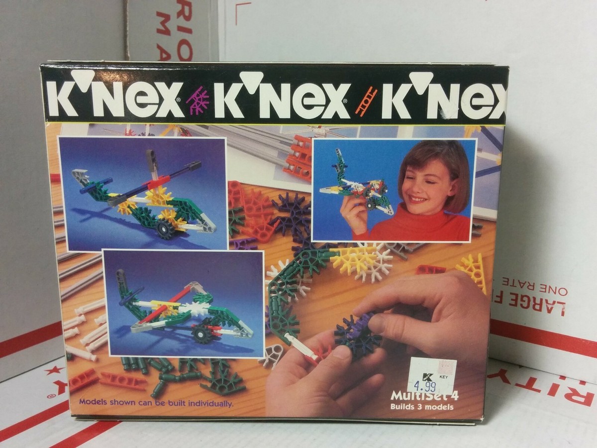 1995 K'nex Multiset 4 NEW Factory Sealed Box 3 Models KNEX Sky