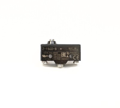 Omron Z-15GD-B Basic Switch, Short Spring plunger, 15A