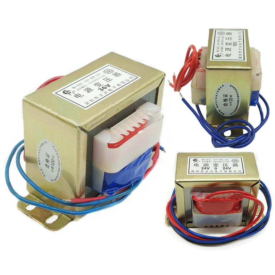 1W-100W/VA Leistung Transformator AC 220V Einzel/Dualer Ausgang Trafo Netztrafo - Bild 2 von 4