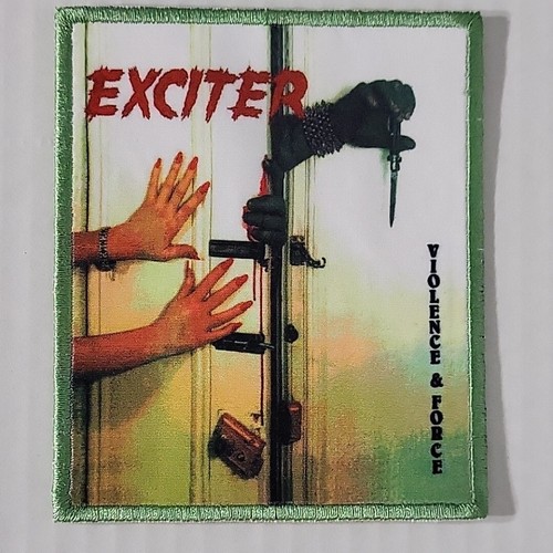 EXCITER Violence & Force SMALL PATCH Printed Band Logo - Picture 3 of 6