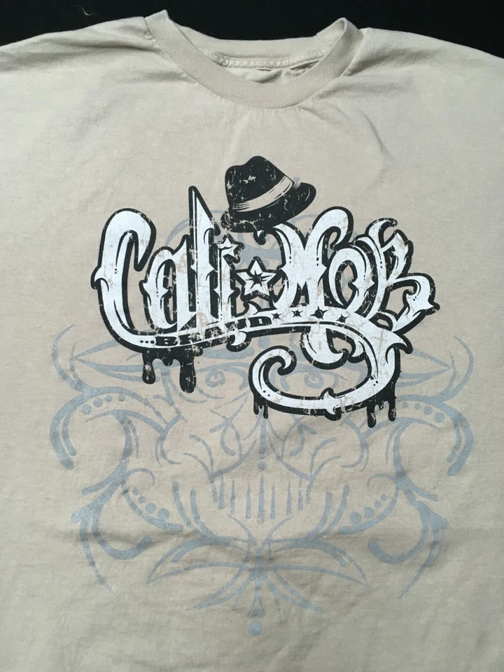 Camiseta negra para hombre CALI MOB Life Chicano Mexican Thug Life 3XL Foto 2 de 4