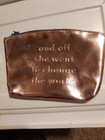 Pink Metallic Cosmetic Bag — photo 1