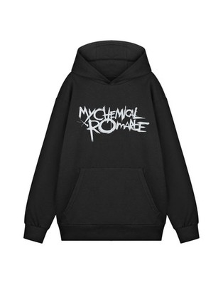 My Chemical Romance Schwarz Black Parade Logo Kapuzenpullover Unisex Erwachsene